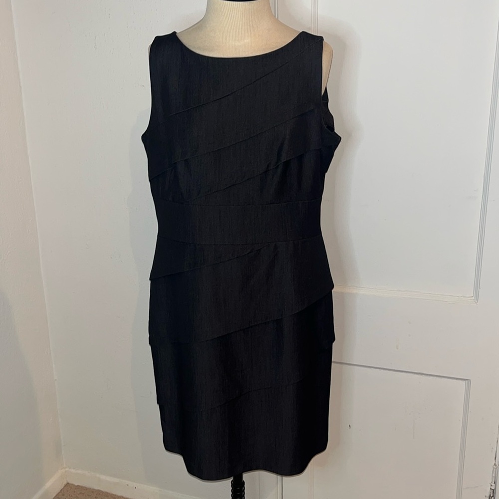 Calvin Klein black denim style dress